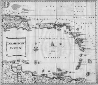 The Caribbean Sea in the time of Pirates