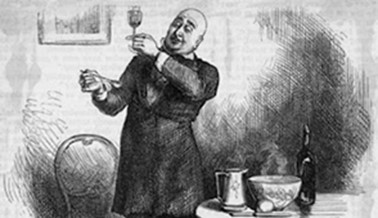 A gentleman enjoying his rum